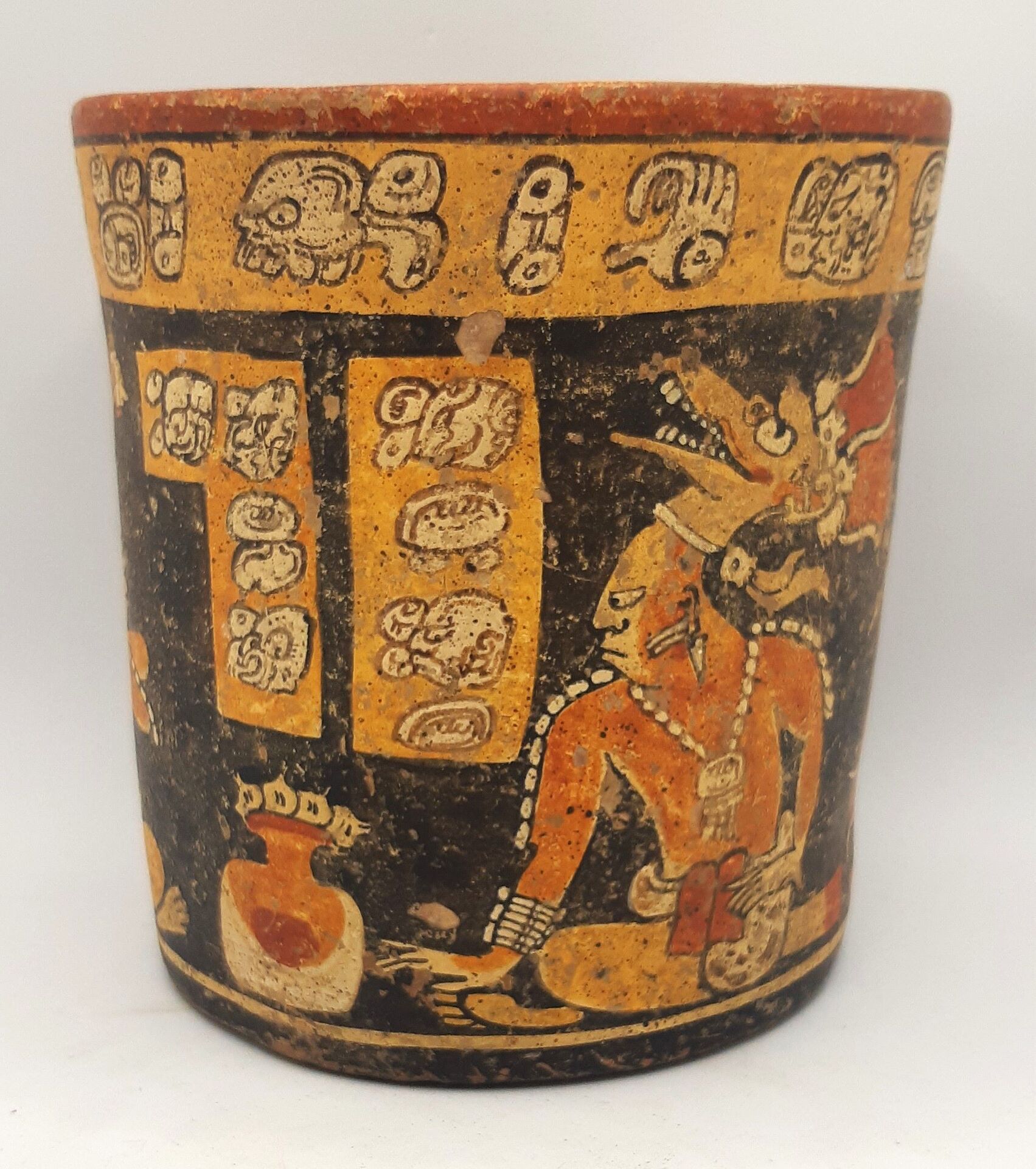 中南米　古美術　マヤ文明？　台座付き 中南米 古美術 マヤ文明？ 台座付き - メルカリ